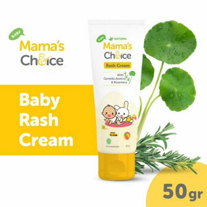 MAMA'S CHOICE Baby Rash Cream Diaper Cream Krim Popok Bayi Kulit Ruam