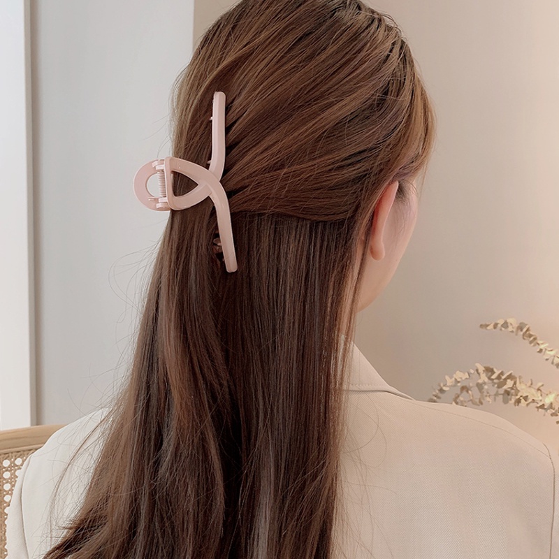 Magic789 Chic Big Plain Butterfly Hair Claw Clips for Women Girls Ponytail Holder Banana Hairpin