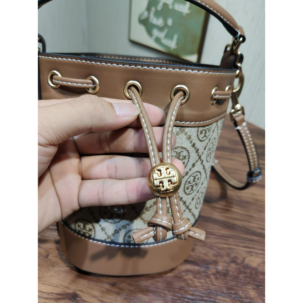 [Instant/Same Day] size:18cm  1616  79487  Original TB canvas with cowhide material lady shoulder bag cross-body bag  stb