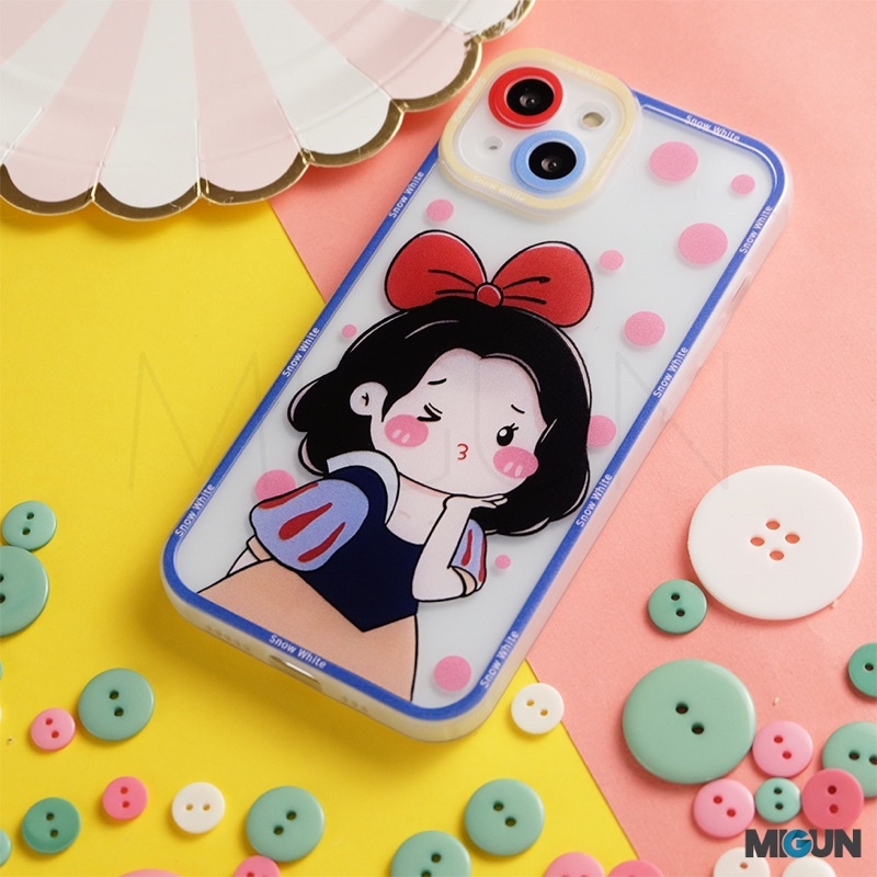 New! Snow White Princess Case for iPhone 7 8 7+ 8+ X XS XR XSMAX SE2020 11 12 13 PRO PROMAX