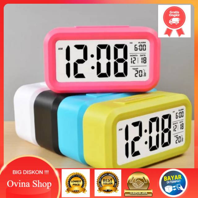 TERLARIS JAM WEKER DIGITAL . JAM WEKER DIGITAL . JAM MINIMALIS . JAM BEKER DIGITAL