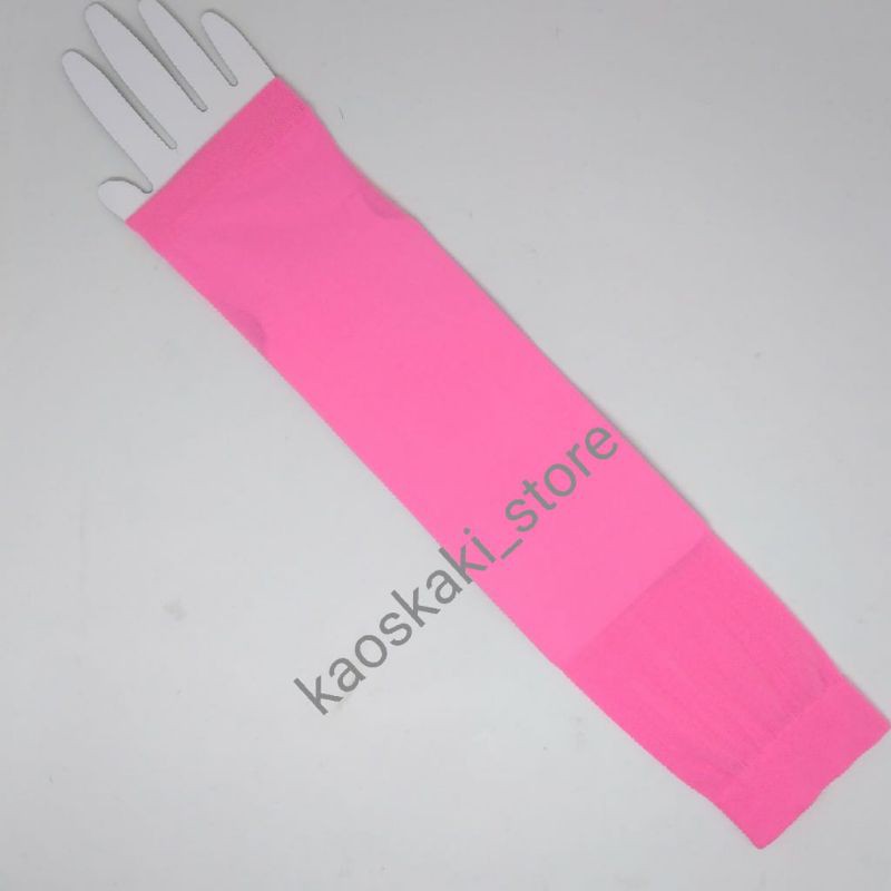 MANSET TANGAN / HANDSOCK / SARUNG LENGAN PANJANG POLOS DEWASA MURAH-Pink