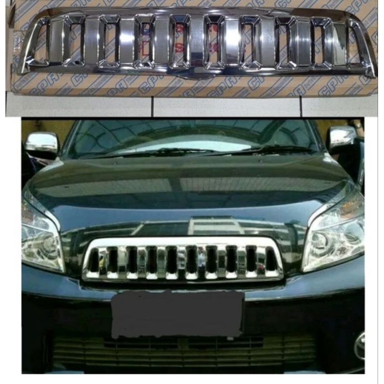 Grill chrome model hammer Rush/ Terios lama 2006-2011