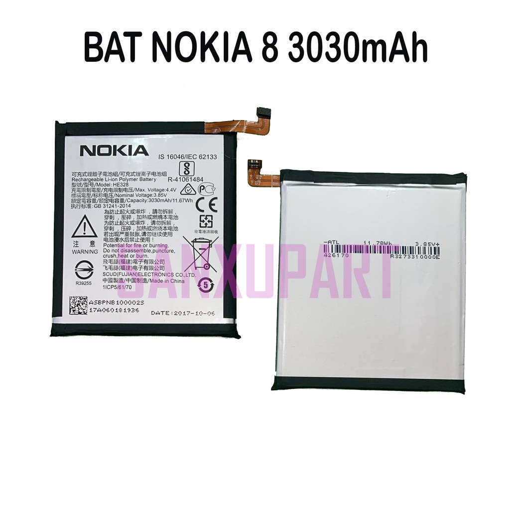 BAT BATRE BATERAI NOKIA BATERE NOK NOKIA 8 ORIGINAL