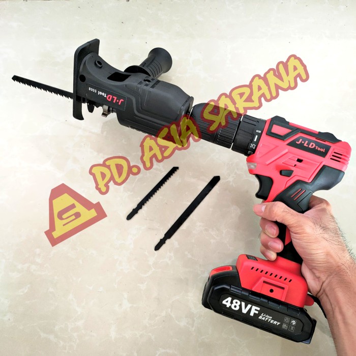 Jual Adaptor Bor Reciprocating Saw Jld Jigsaw Gergaji Potong Kayu Besi Mh Shopee Indonesia