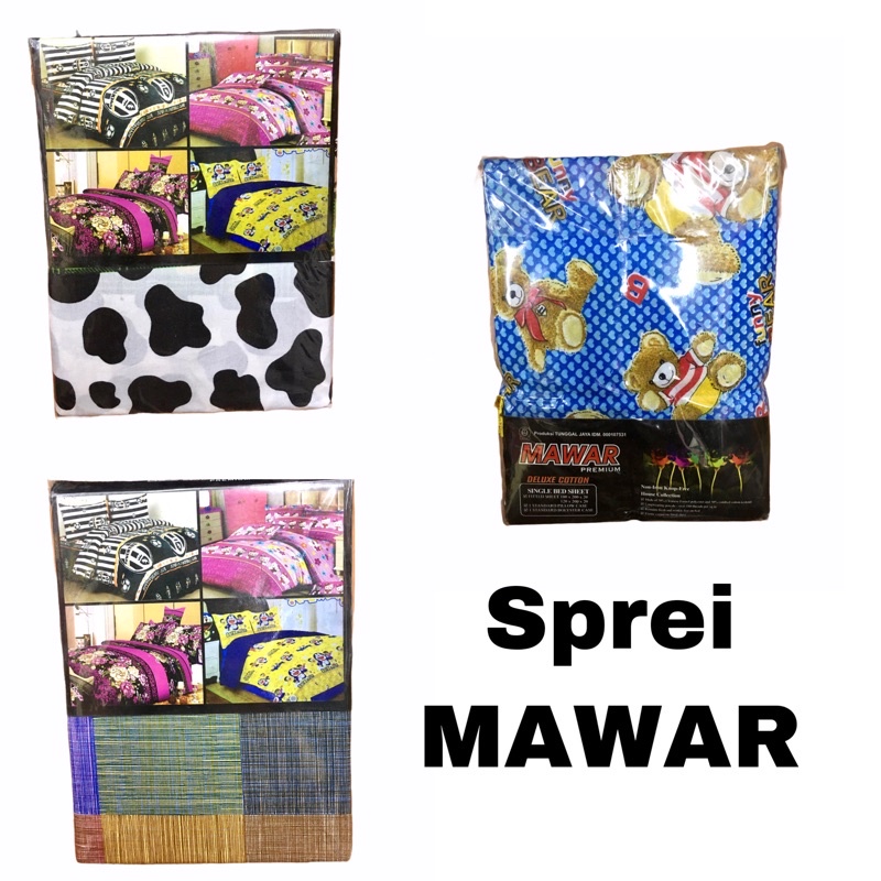 Sprei MAWAR 100x200x20 / 120x200x20