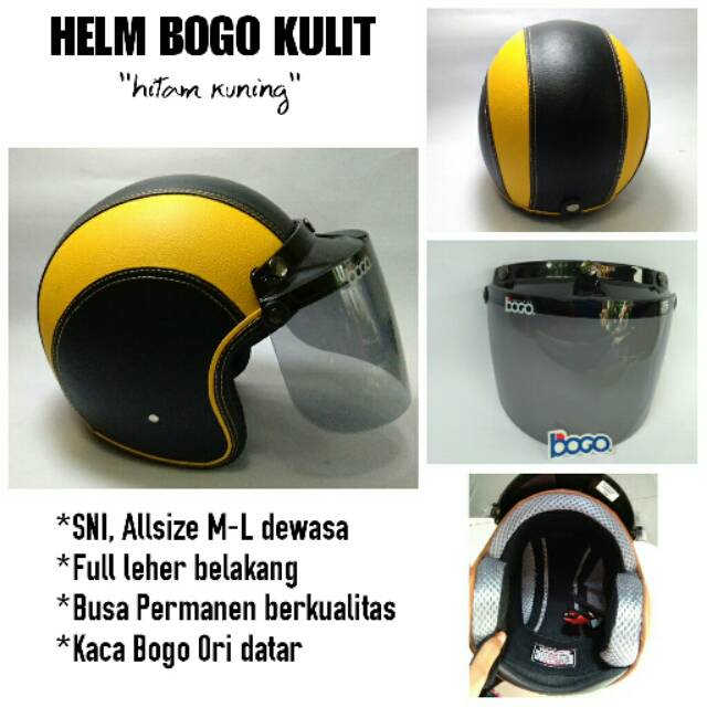 Helm Bogo Kuning - Kumpulan Helm Keren