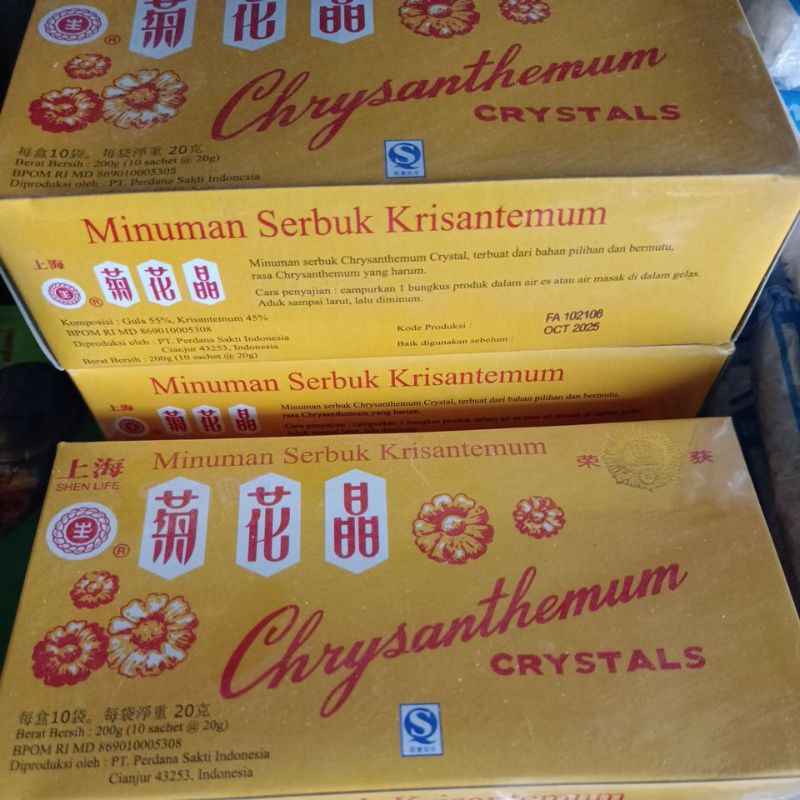 teh chrysanthemum crystal