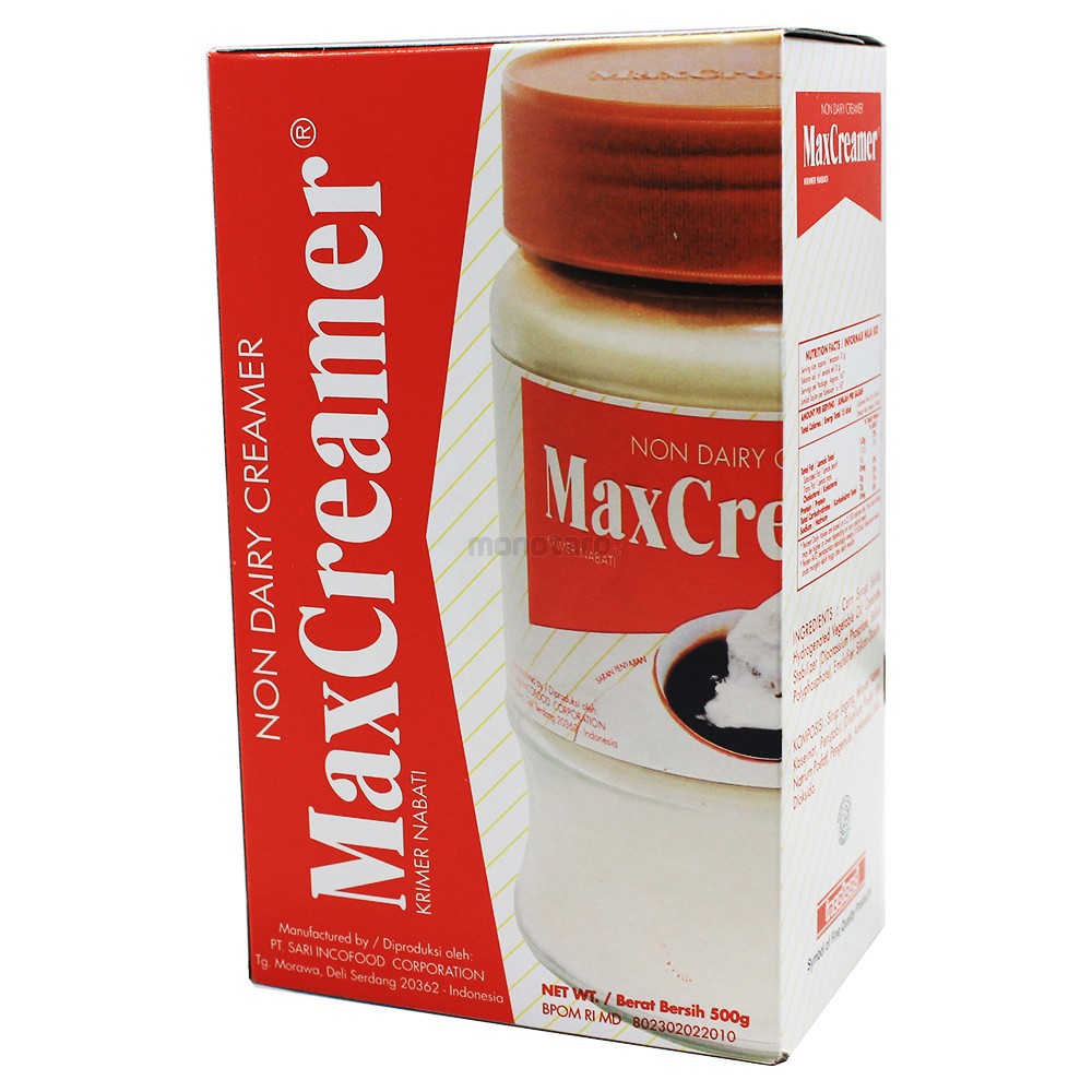 Max Creamer Kotak ukuran 500gr (1/2 kg)