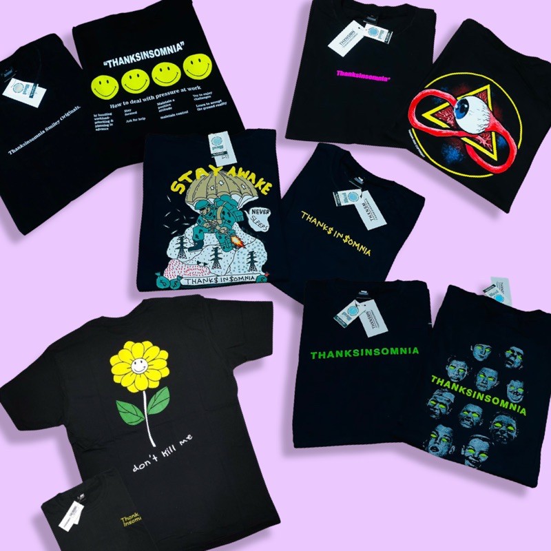 KAOS THANKSINSOMNIA / THANKS INSOMNIA PRIA WANITA