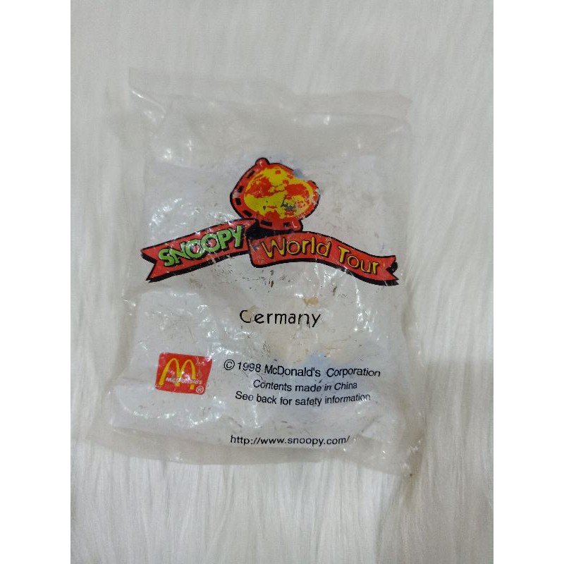McD Snoopy World Tour 1 1998 #Germany NIP