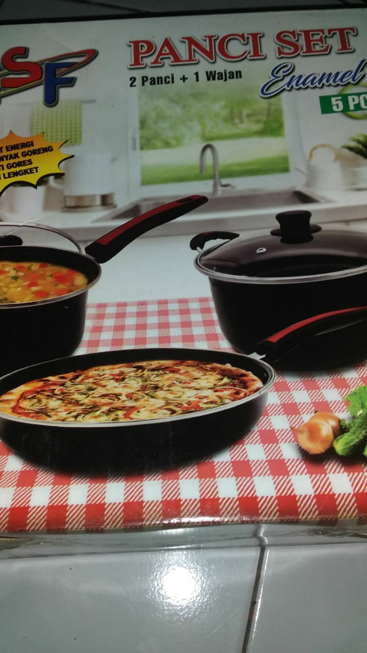 Panci Enamel Set  Gsf 1826
