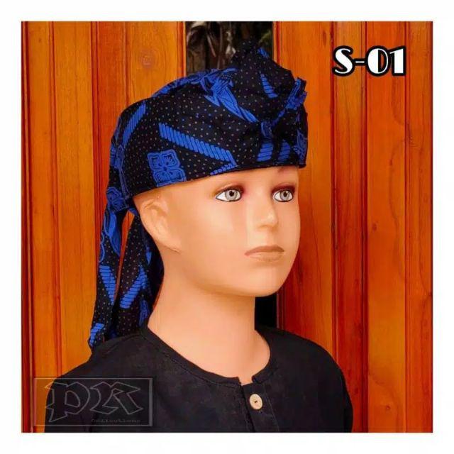 Blangkon Sunda Anak Motif Batik Iket Kepala Sunda Blankon Anak Iket Sunda Udeng Belangkon Ikat Sunda