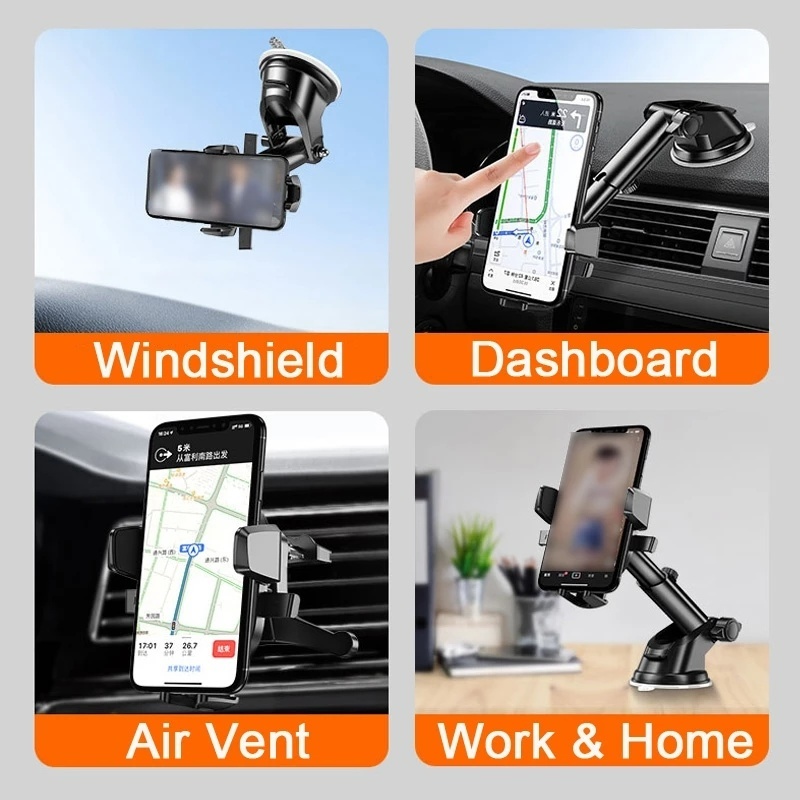 Bracket Dudukan Handphone Untuk Kisi Ac Dashboard Mobil