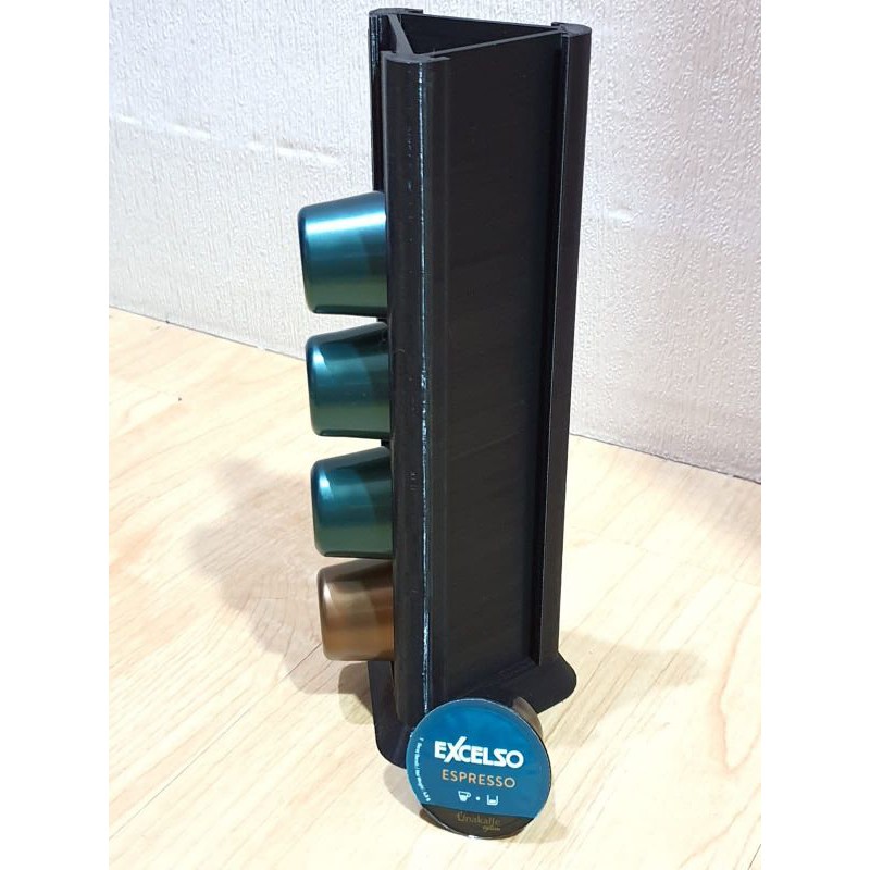 Excelso Kapsul Unakaffe Capsule Dispenser Holder Triangle 3 Sides For Excelso Coffee Capsules