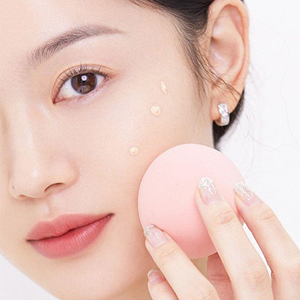 Spons Puff Lembut Bentuk Nanas Peach