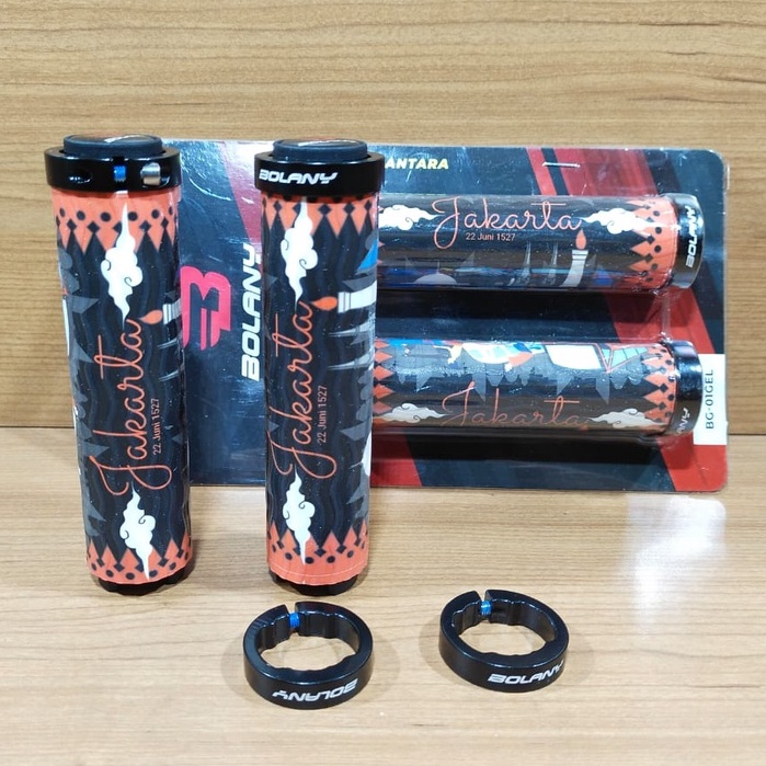 Handgrip Bolany Motif Empuk dan Keren Hand grip Sepeda