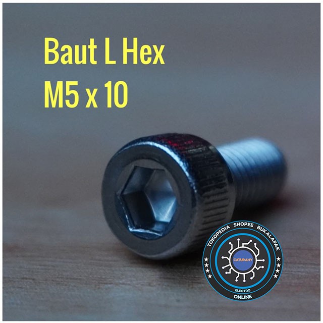 Baut L Stainless Steel M5 X 10 Stenlis