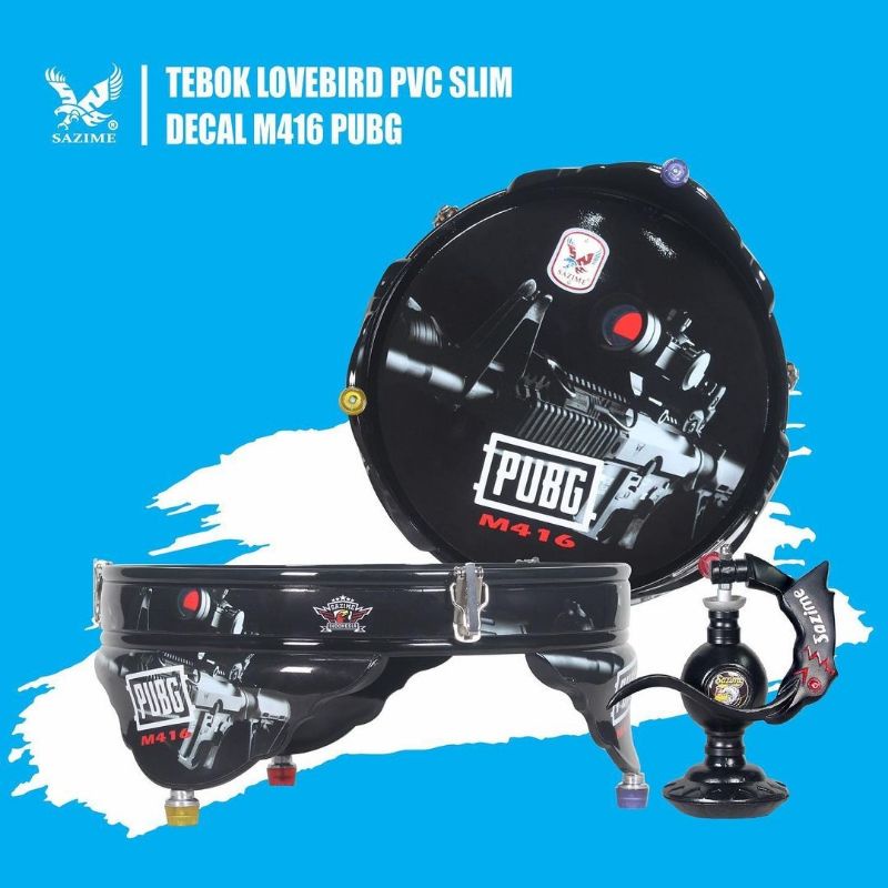 Tebok Lovebird PVC Sazime Decal M416 Pubg