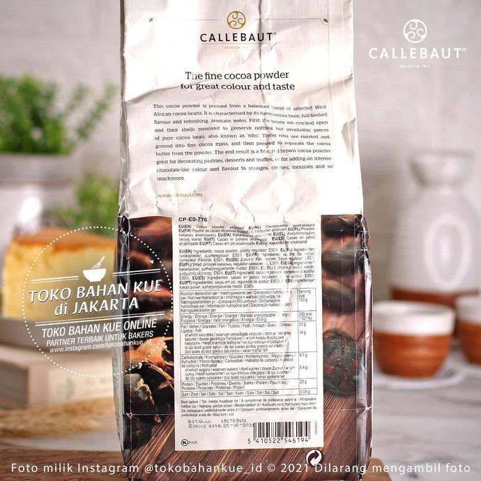 

Callebaut Pure Cocoa Powder 1kg Cokelat Bubuk 100% Coklat Chocolate