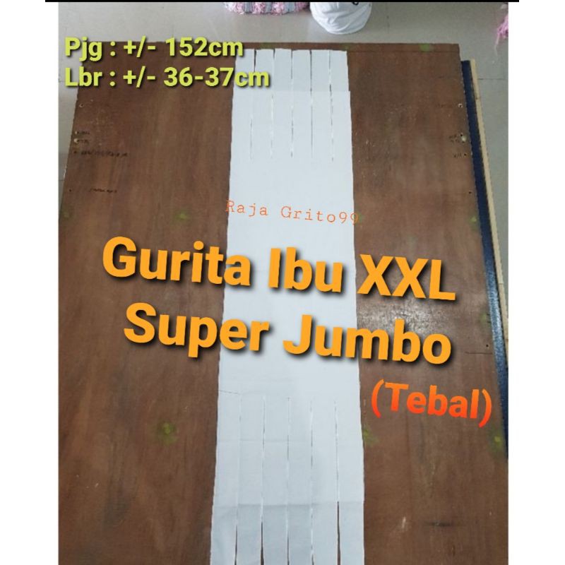 1 Lusin gurita ibu Super XXL SUPER MAXI Tebal BIG SIZE / grita tali ibu super jumbo / Grito ikat ibu EXTRA Jumbo MAX , Bahan TC katun ( isi 12pcs) Grosir