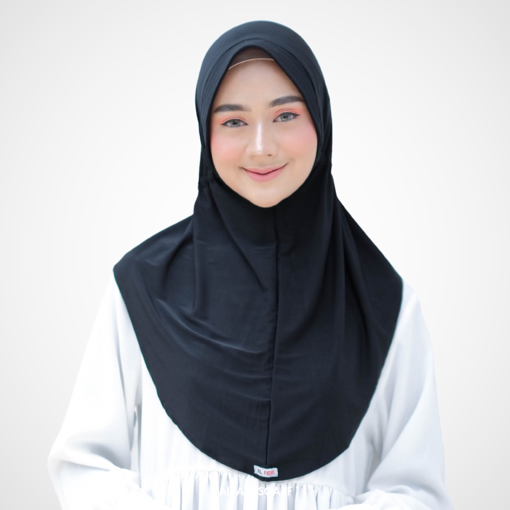 Al Fajri Scarf - Hijab Instan Bergo Al Husna School Edition Spandex