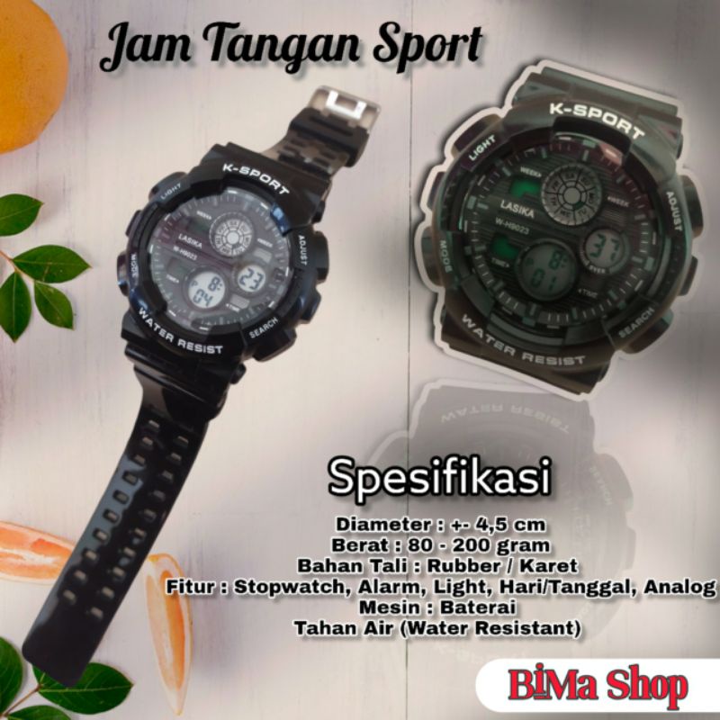 Lasika Jam Tangan Sport (Tahan Air)