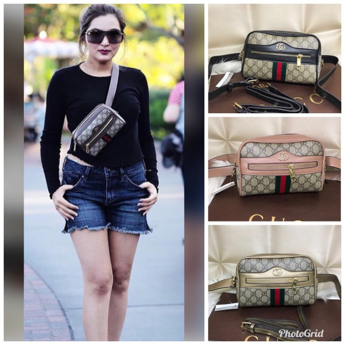 TAS PINGGANG GUCCI BELT ASHANTY uk 22