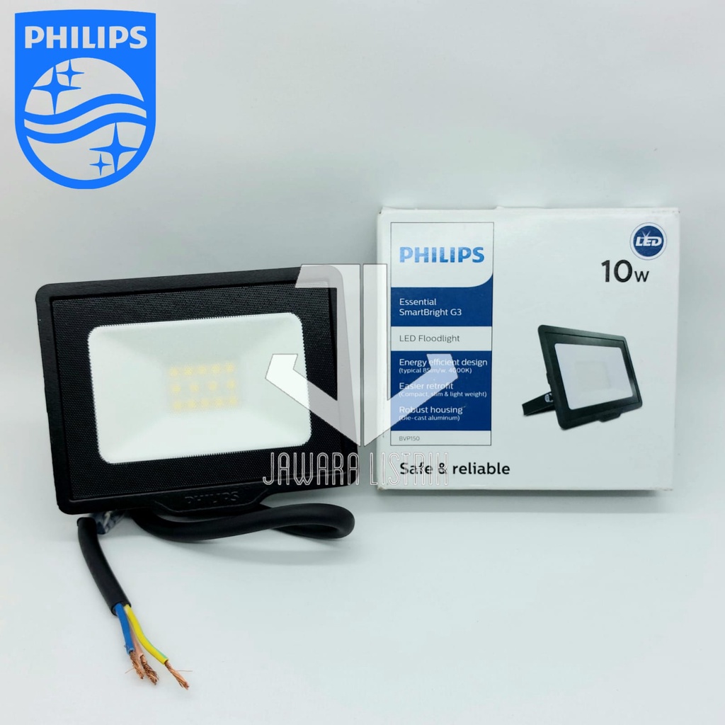 FLOOD LIGHT PHILIPS LED BVP150 BVP 150 10 W WATT 10W LAMPU SOROT