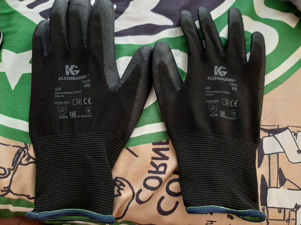 Sarung Tangan Kleenguard G40 Mekanik Polyurethane Pu Hitam Kimberly-clark