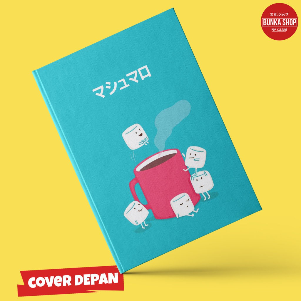 

Notebook Hardcover Cute Marshmallow Ukuran A5 Buku Tulis Catatan Note Book Agenda Planner Jurnal Notebook Gift Couple