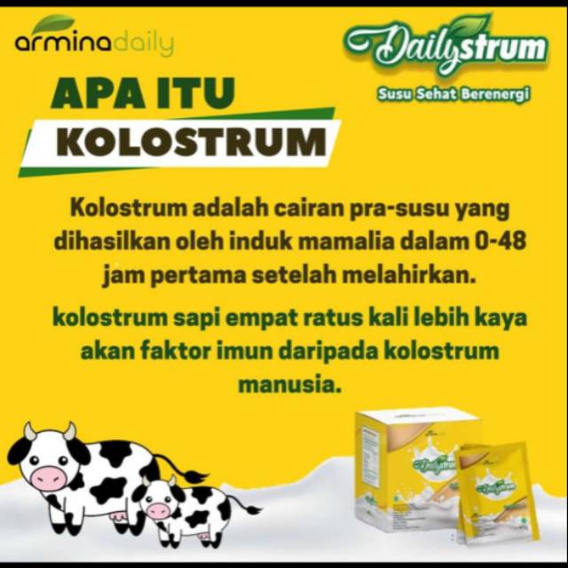 Susu Kolostrum Armina Dailystrum