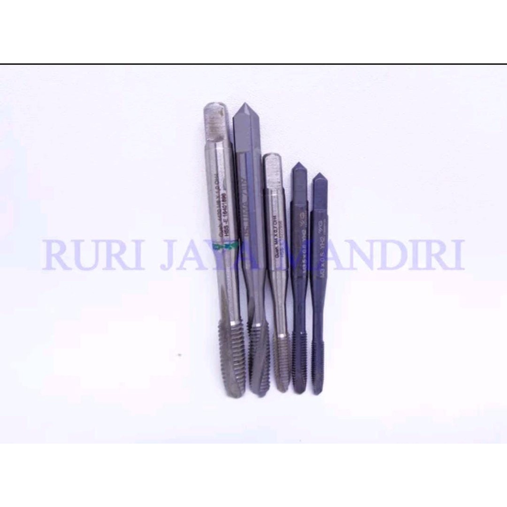 tap hand tap tap set sekali jadi m3-m6 osg guhring wg