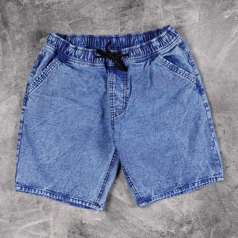 Celana Jeans Pendek Sobek Pria Wisker Jeans Pendek Ripped Robek Pria   jeans short pants