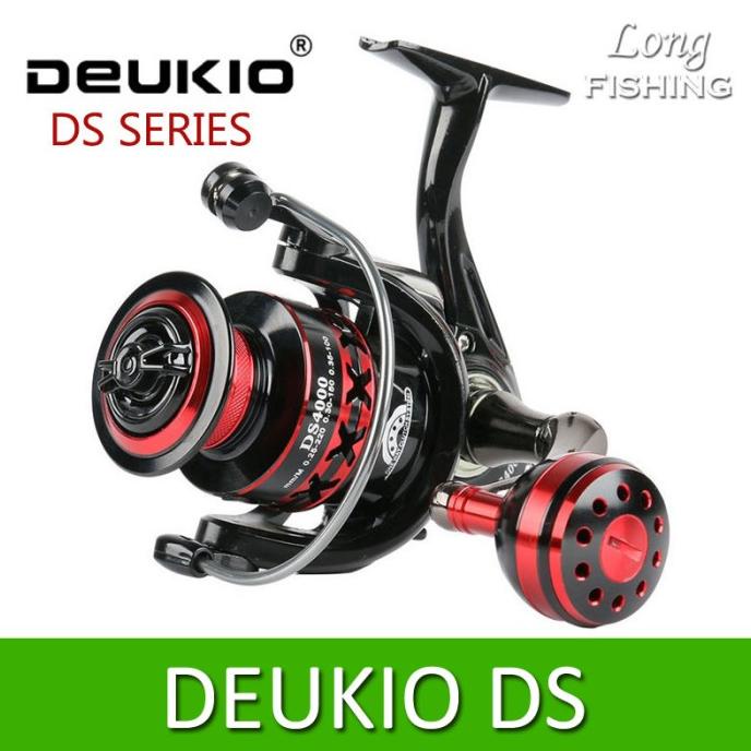 ALAT PANCING REEL PANCING METAL DEUKIO DS 2000 - 7000 KEKUATAN TINGGI BODY MEWAH STOK TERBATAS