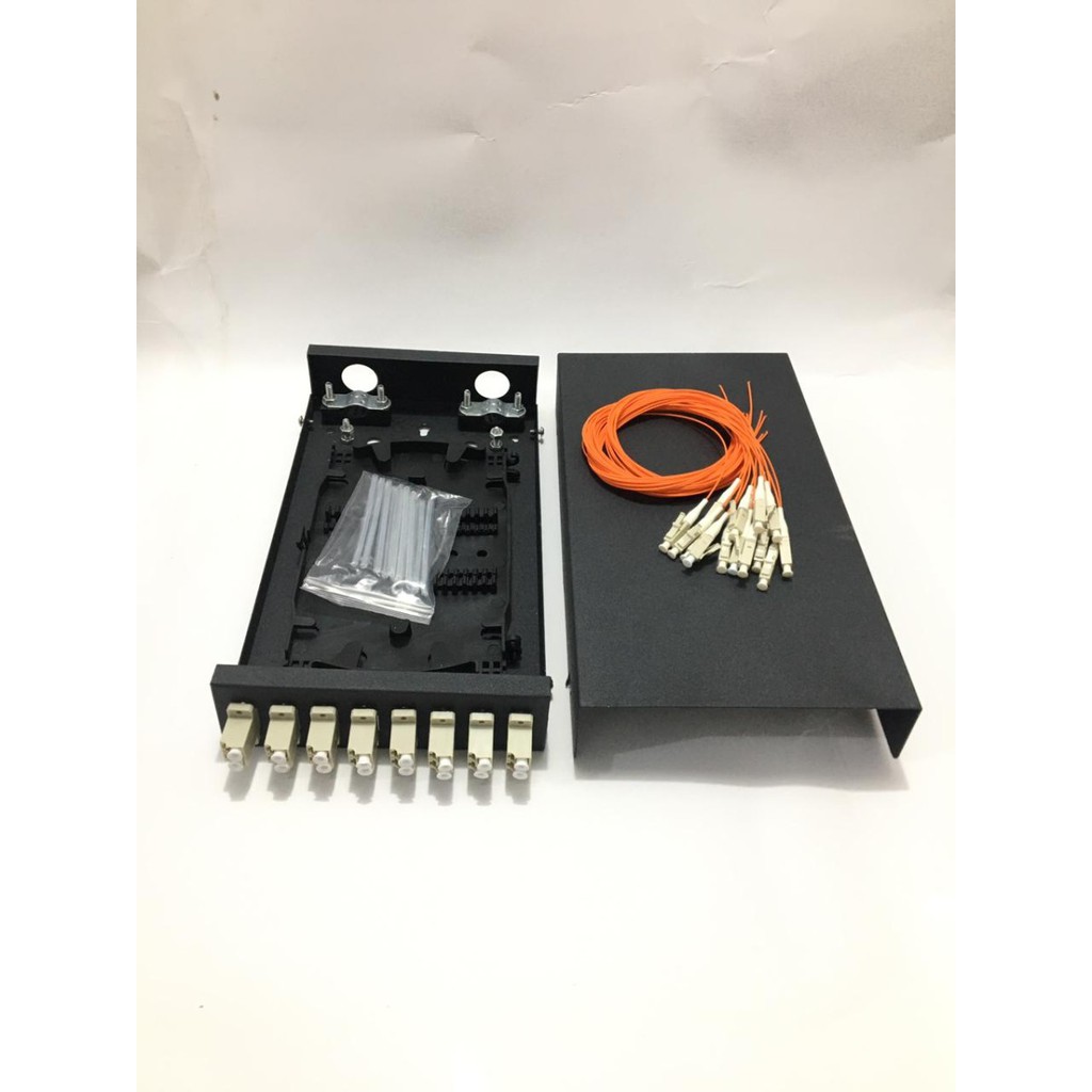 Mini box 16 core LC MM fiber optic / OTB mini 16 port LC lengkap