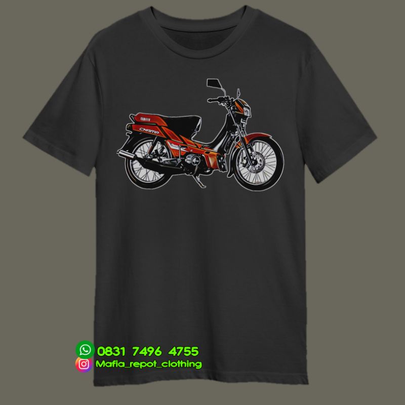 kaos yamaha alfa champ sketsa