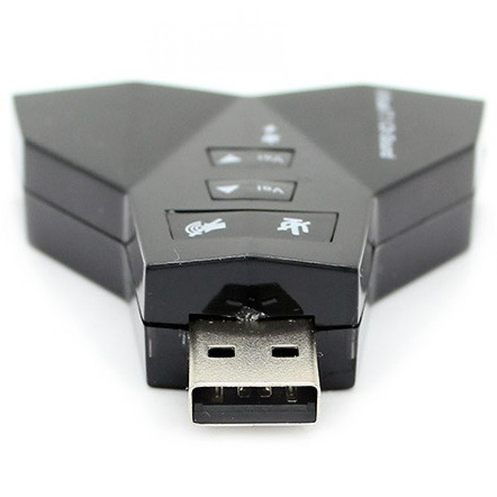 USB 2.0 to Virtual 7.1 Channel Audio Sound Card Adapter with China Chipset - PD-560 ( Mughnii )