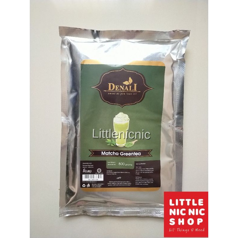 

Ay00! Denali Matcha Green Tea Powder 800gr Bubuk Minuman rasa teh jepang