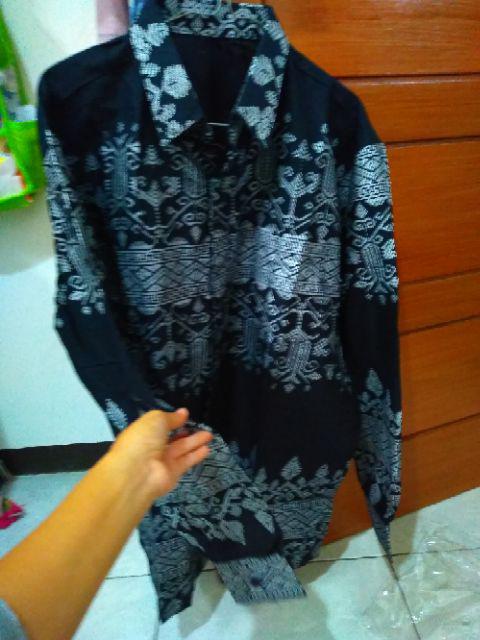 Bswart Batik Hrb026 Kenongo Hem Pendek Padi Pekalongan M L Xl Batik Pria Murah Modern Grosir