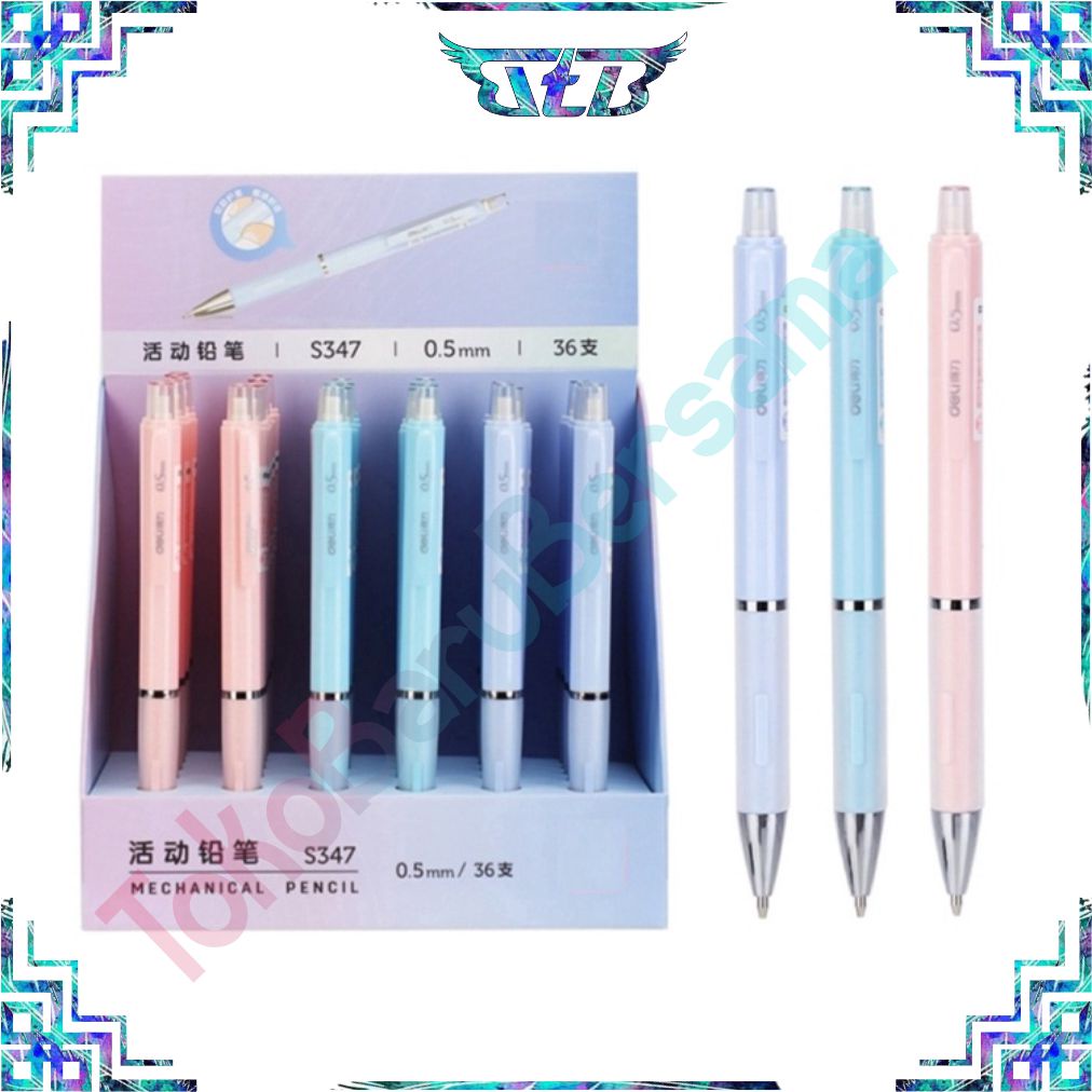 

Propelling Pencil Pensil Mekanik Cetek Tip 0.5 mm Dilengkapi Klip S011