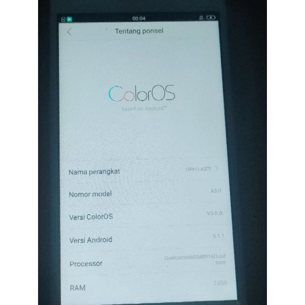 LCD TS OPPO A37/A37F ORI COPOTAN