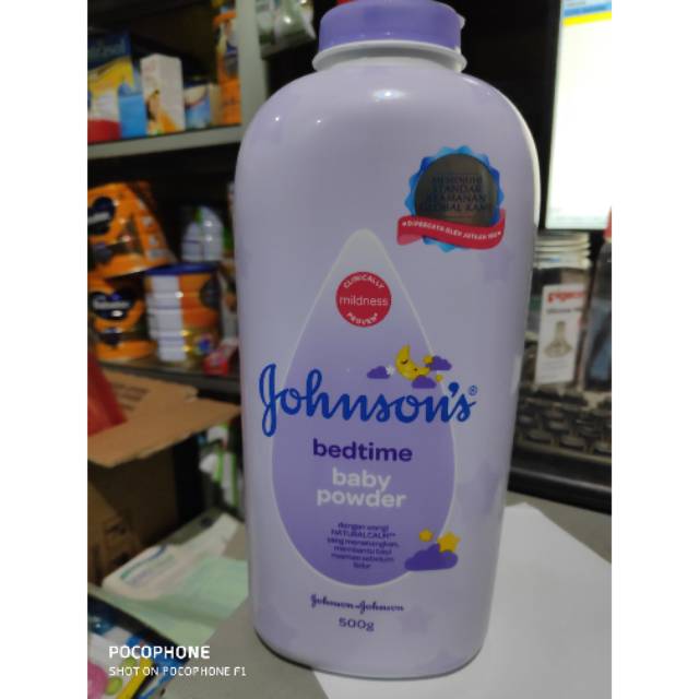 JOHNSONS BED TIME BABY POWDER 500G