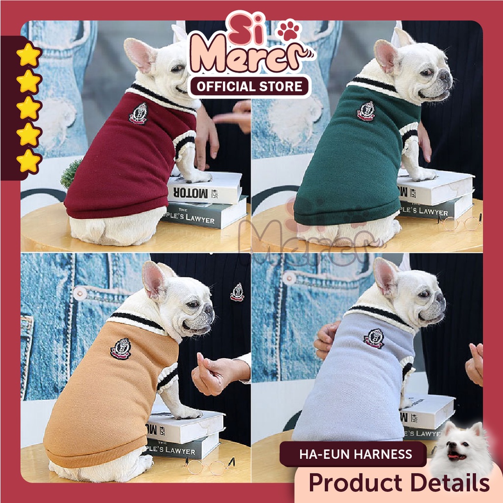 Rompi Sweater Musim Dingin Untuk Anjing/ Sweater Anjing / Sweater Kucing / Jaket Anjing / Jaket Kucing / Baju Anjing Kucing Korea / Baju Anjing / Baju Anjing Lucu