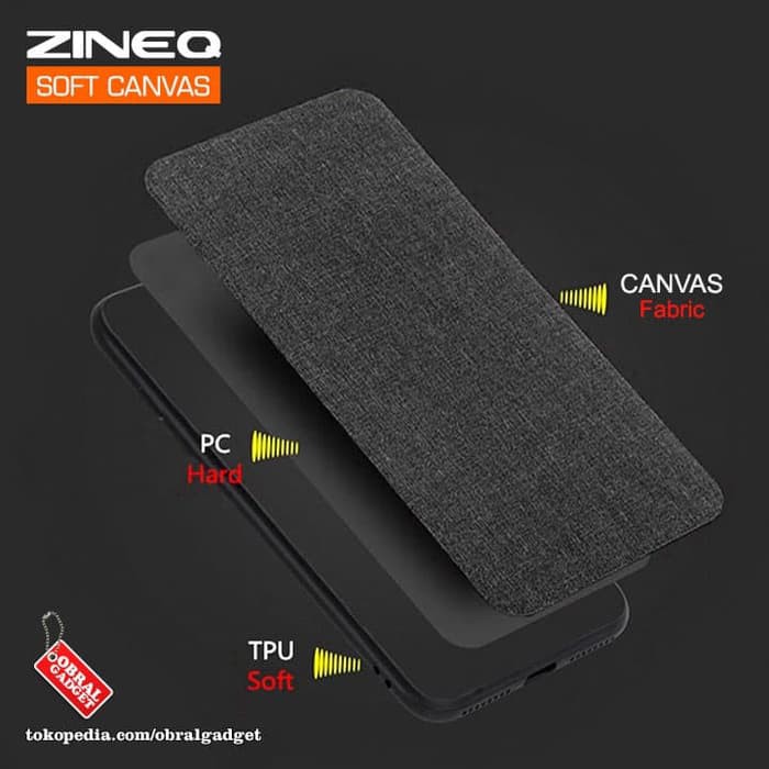 Soft Canvas Hybrid Case Xiaomi Mi8 SE Mi 8 Softcase Hard Casing Cover