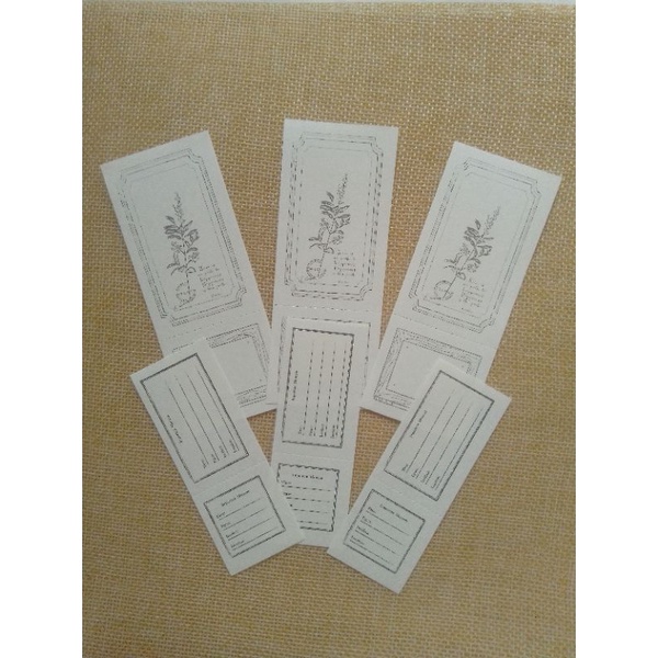 

[bunga di meja] •mini memo postcard tearable•