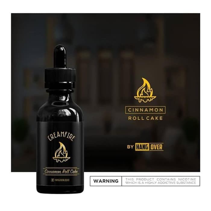 Liquid Cream Fire Series 60ML 3&amp;6Mg by Hangover berpita cukai