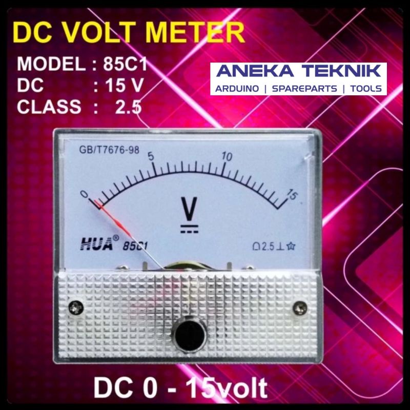 Voltmeter ANALOG DC 15V