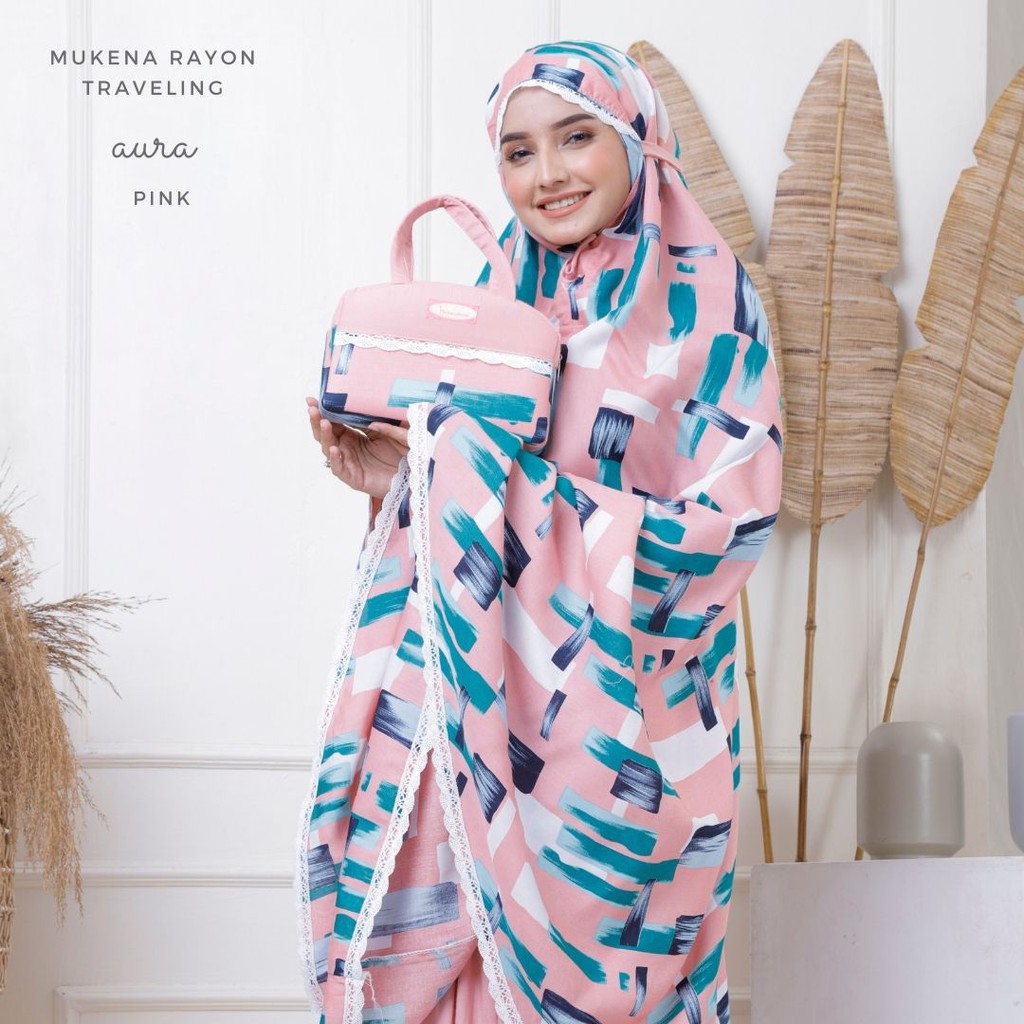 Mukena Dewasa Rayon Traveling Aura