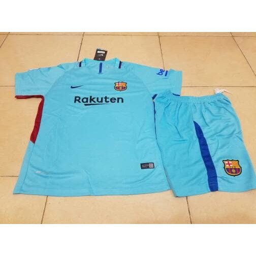 BEST    JERSEY BARCELONA AWAY KIDS/ANAK 2017/2018 GRADE ORI
